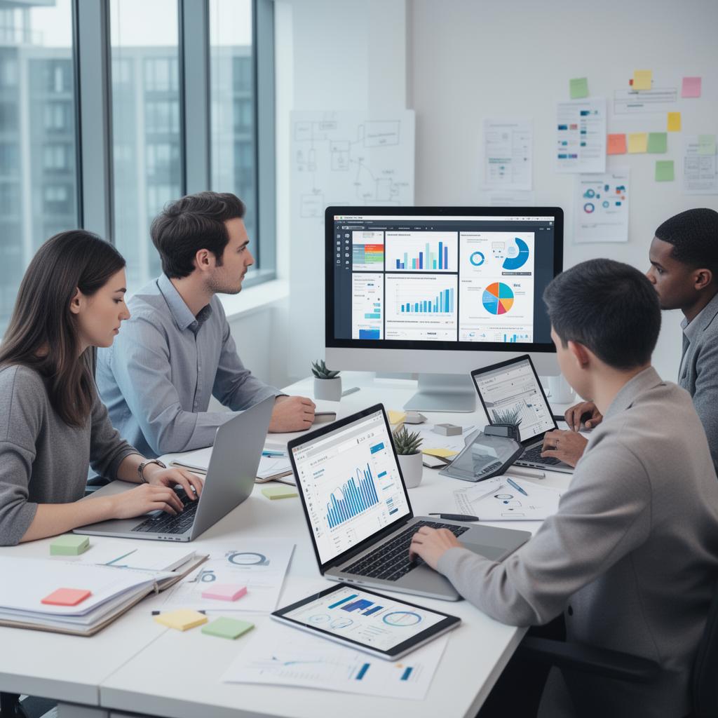 Modern Stratos team working on digital transformation